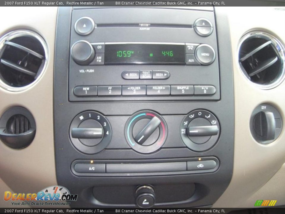 2007 Ford F150 XLT Regular Cab Redfire Metallic / Tan Photo #12
