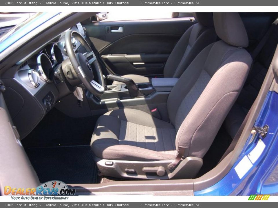 2006 Ford Mustang GT Deluxe Coupe Vista Blue Metallic / Dark Charcoal Photo #4