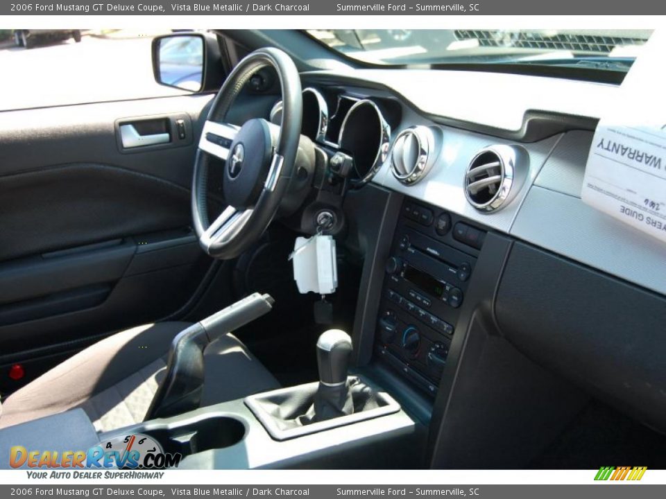 2006 Ford Mustang GT Deluxe Coupe Vista Blue Metallic / Dark Charcoal Photo #10
