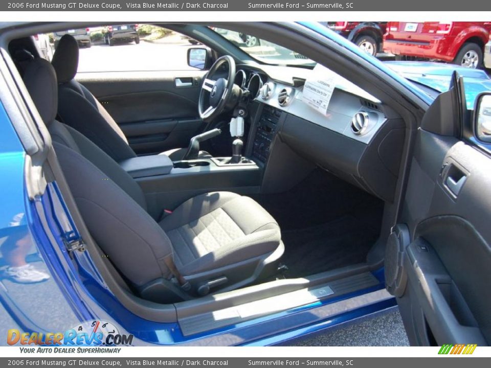 2006 Ford Mustang GT Deluxe Coupe Vista Blue Metallic / Dark Charcoal Photo #11
