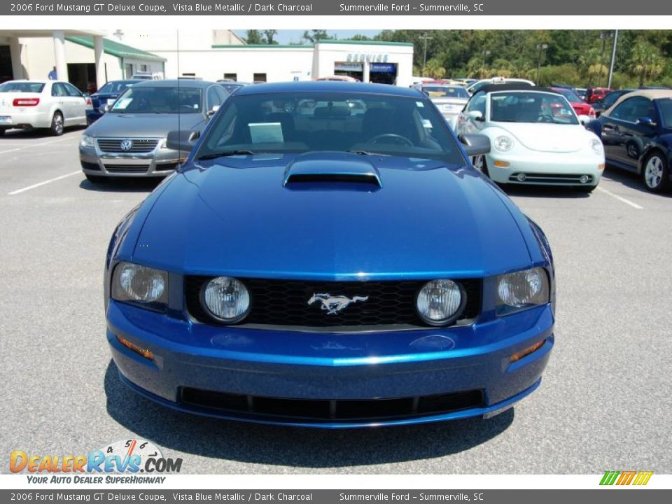 2006 Ford Mustang GT Deluxe Coupe Vista Blue Metallic / Dark Charcoal Photo #13
