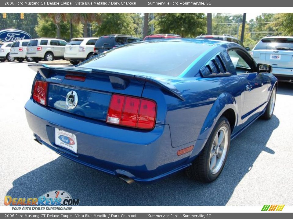 2006 Ford Mustang GT Deluxe Coupe Vista Blue Metallic / Dark Charcoal Photo #15