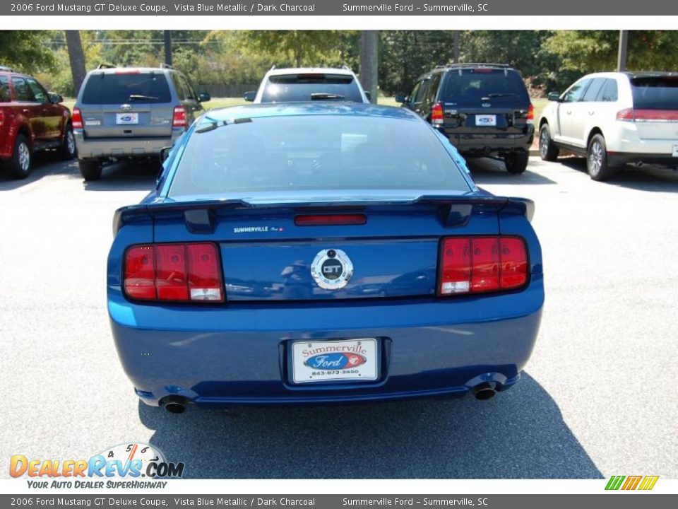 2006 Ford Mustang GT Deluxe Coupe Vista Blue Metallic / Dark Charcoal Photo #16