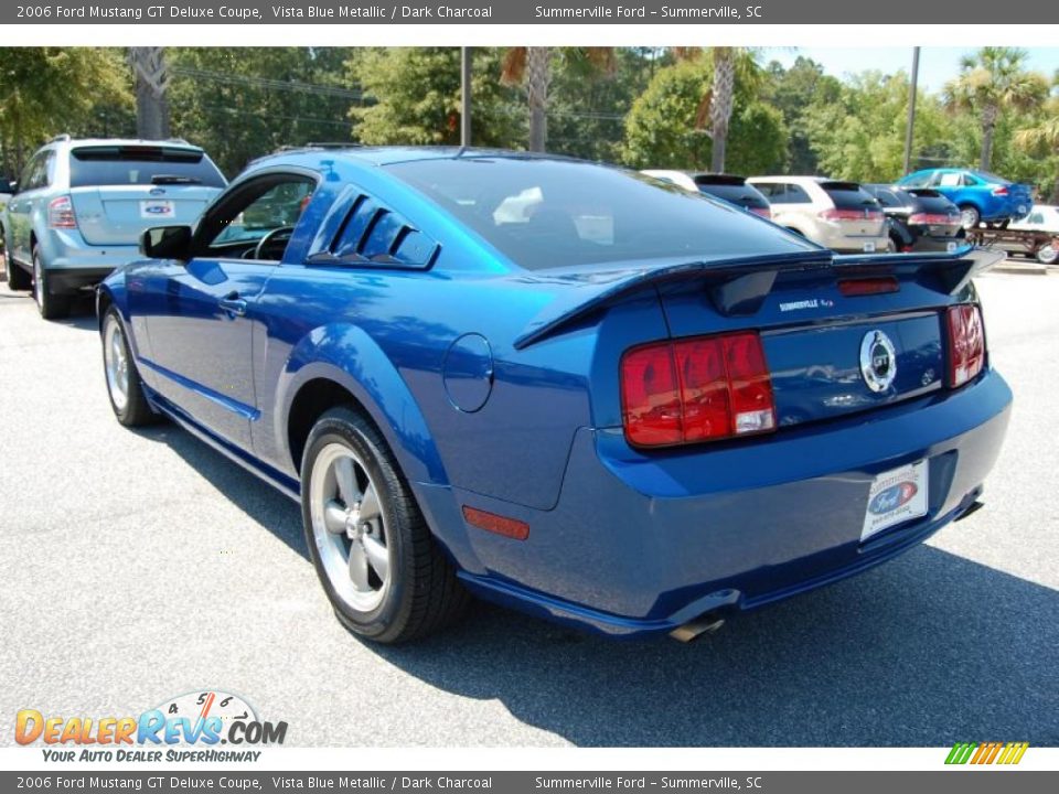 2006 Ford Mustang GT Deluxe Coupe Vista Blue Metallic / Dark Charcoal Photo #17