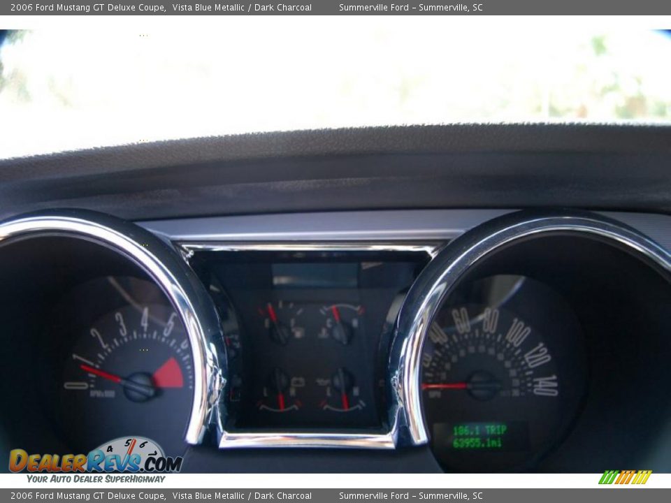 2006 Ford Mustang GT Deluxe Coupe Vista Blue Metallic / Dark Charcoal Photo #23
