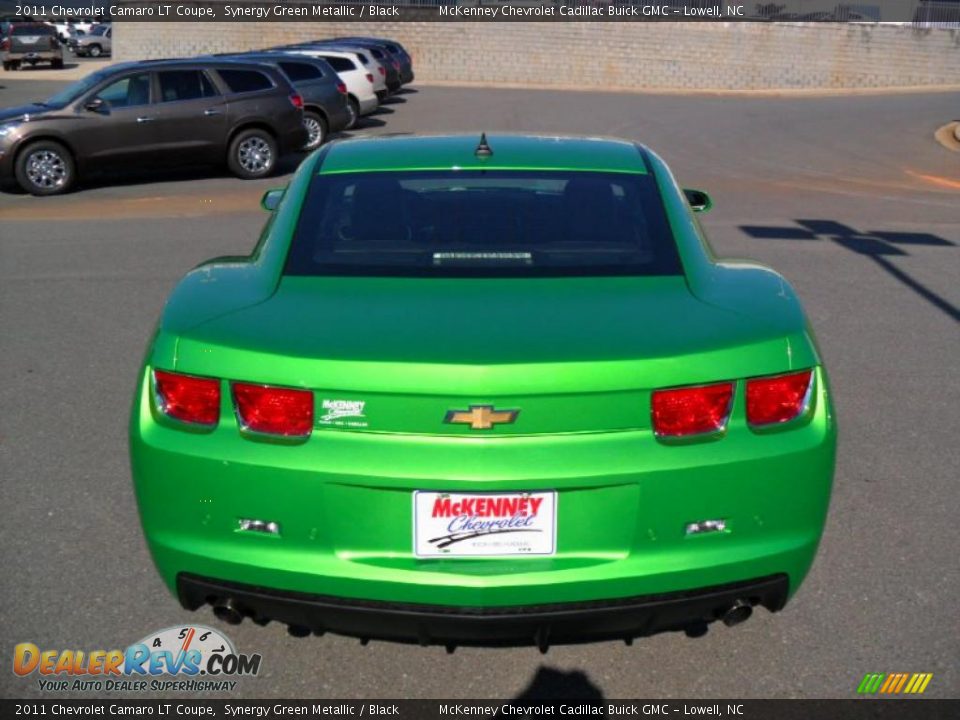 2011 Chevrolet Camaro LT Coupe Synergy Green Metallic / Black Photo #3