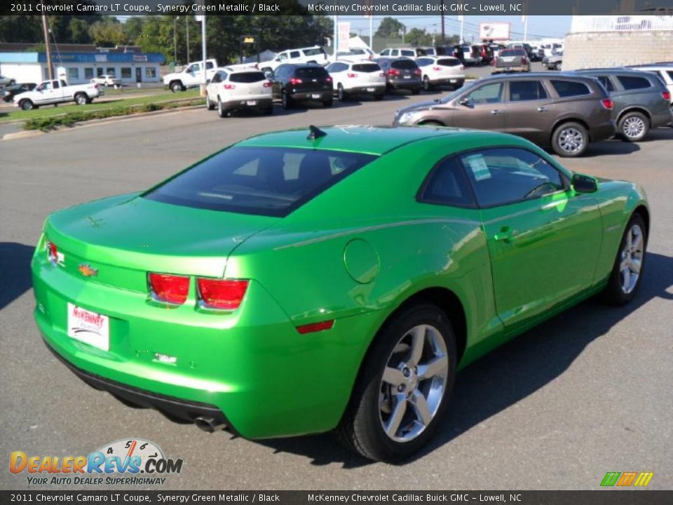 2011 Chevrolet Camaro LT Coupe Synergy Green Metallic / Black Photo #4