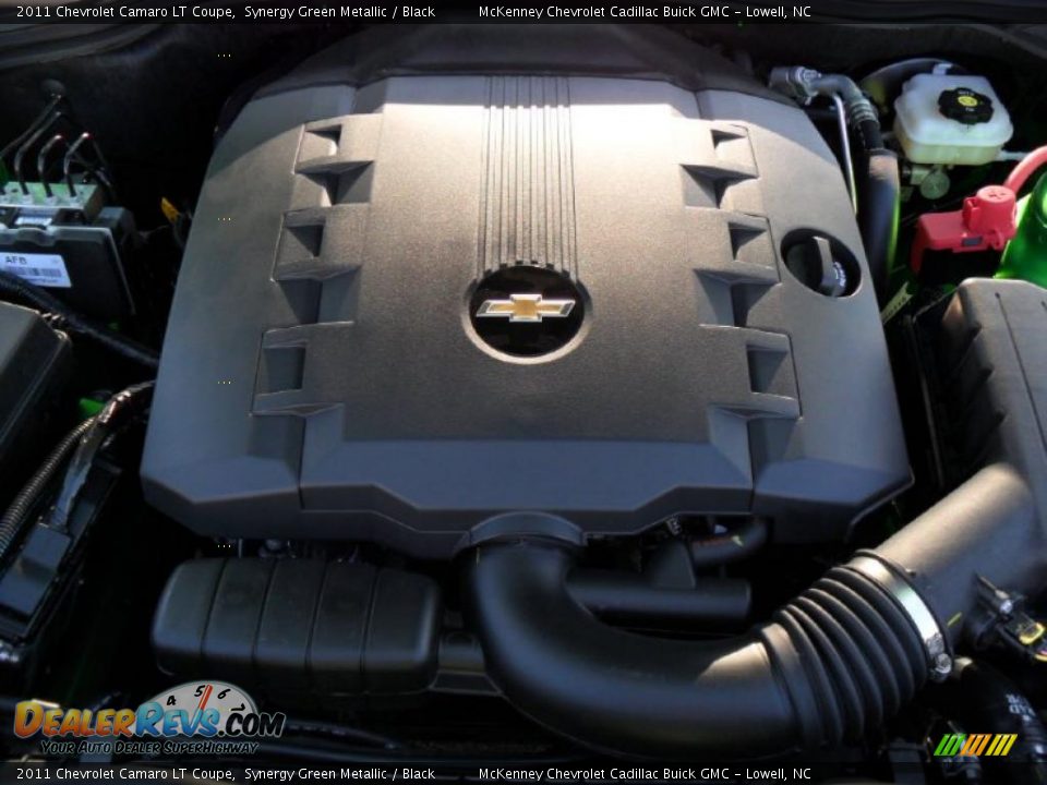 2011 Chevrolet Camaro LT Coupe Synergy Green Metallic / Black Photo #23
