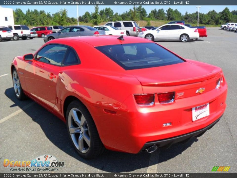 2011 Chevrolet Camaro SS/RS Coupe Inferno Orange Metallic / Black Photo #2