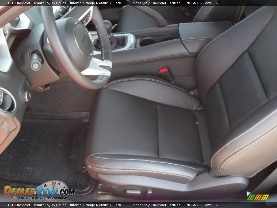 2011 Chevrolet Camaro SS/RS Coupe Inferno Orange Metallic / Black Photo #7