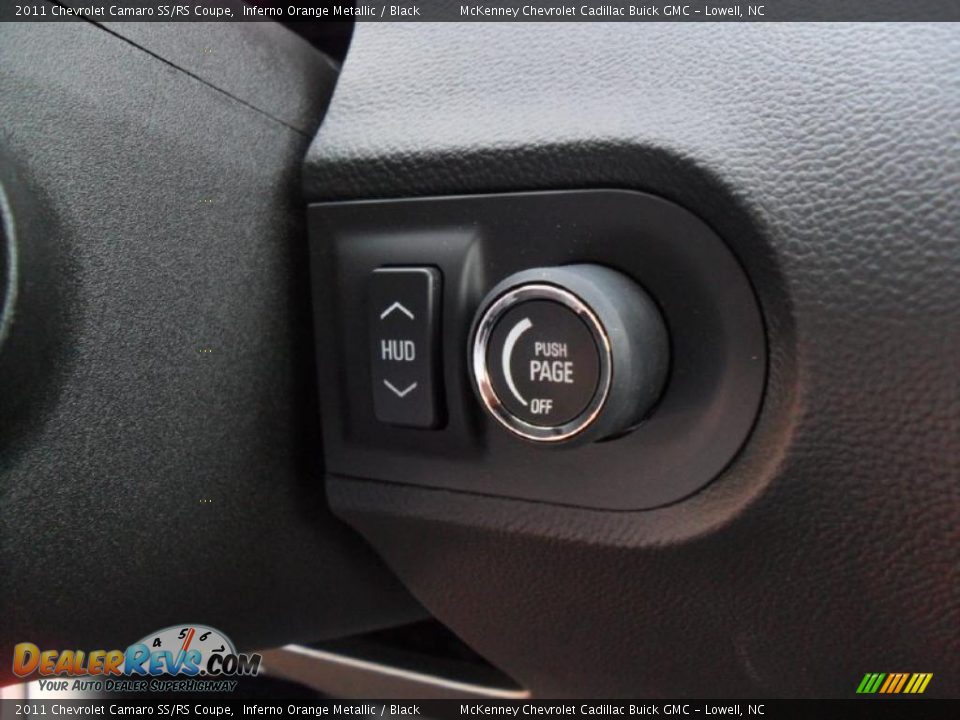 2011 Chevrolet Camaro SS/RS Coupe Inferno Orange Metallic / Black Photo #11