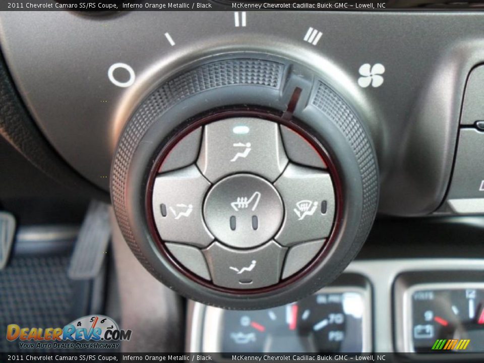 2011 Chevrolet Camaro SS/RS Coupe Inferno Orange Metallic / Black Photo #13
