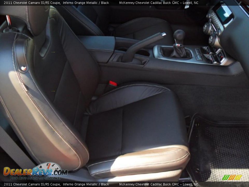 2011 Chevrolet Camaro SS/RS Coupe Inferno Orange Metallic / Black Photo #17