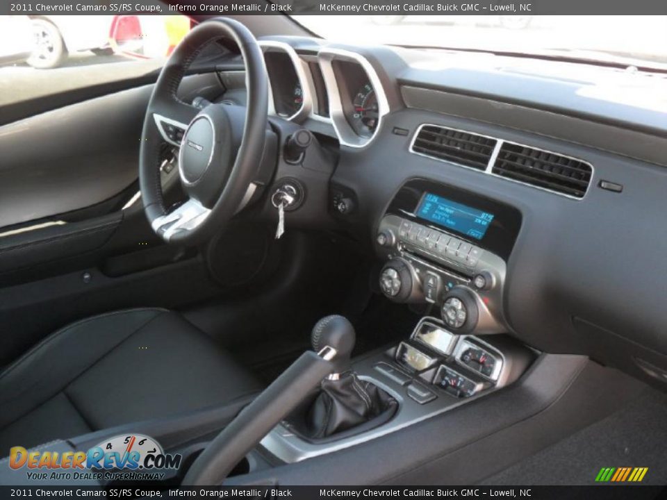 2011 Chevrolet Camaro SS/RS Coupe Inferno Orange Metallic / Black Photo #18