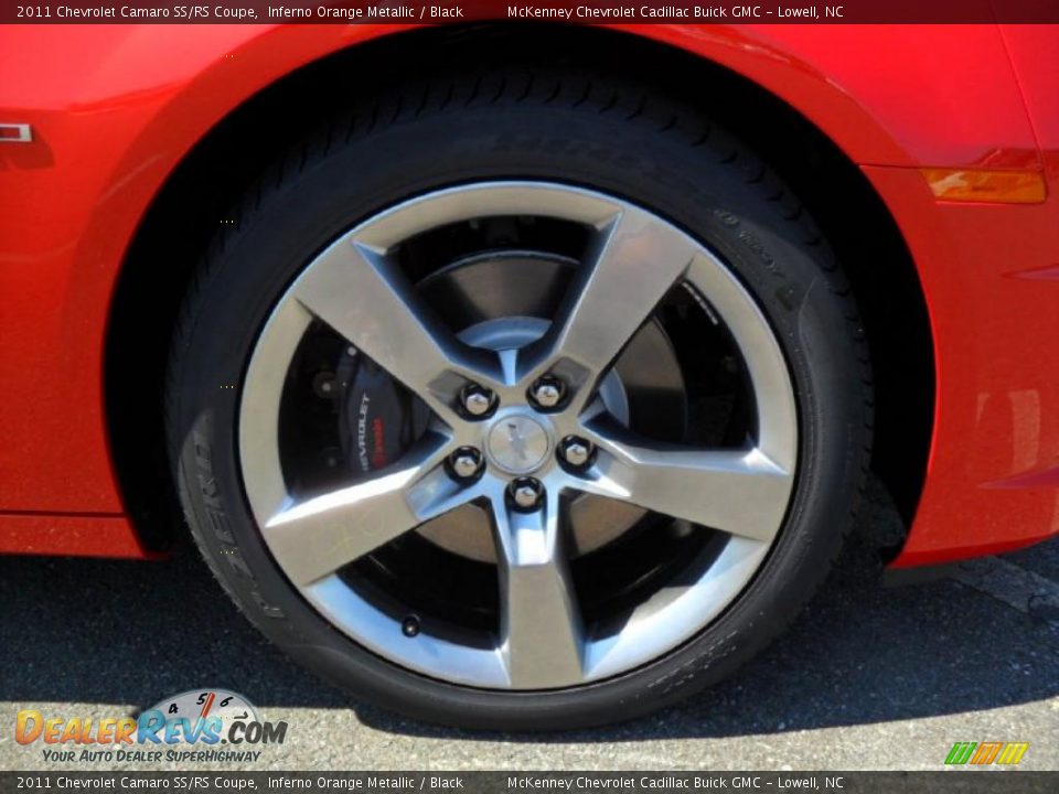 2011 Chevrolet Camaro SS/RS Coupe Inferno Orange Metallic / Black Photo #21