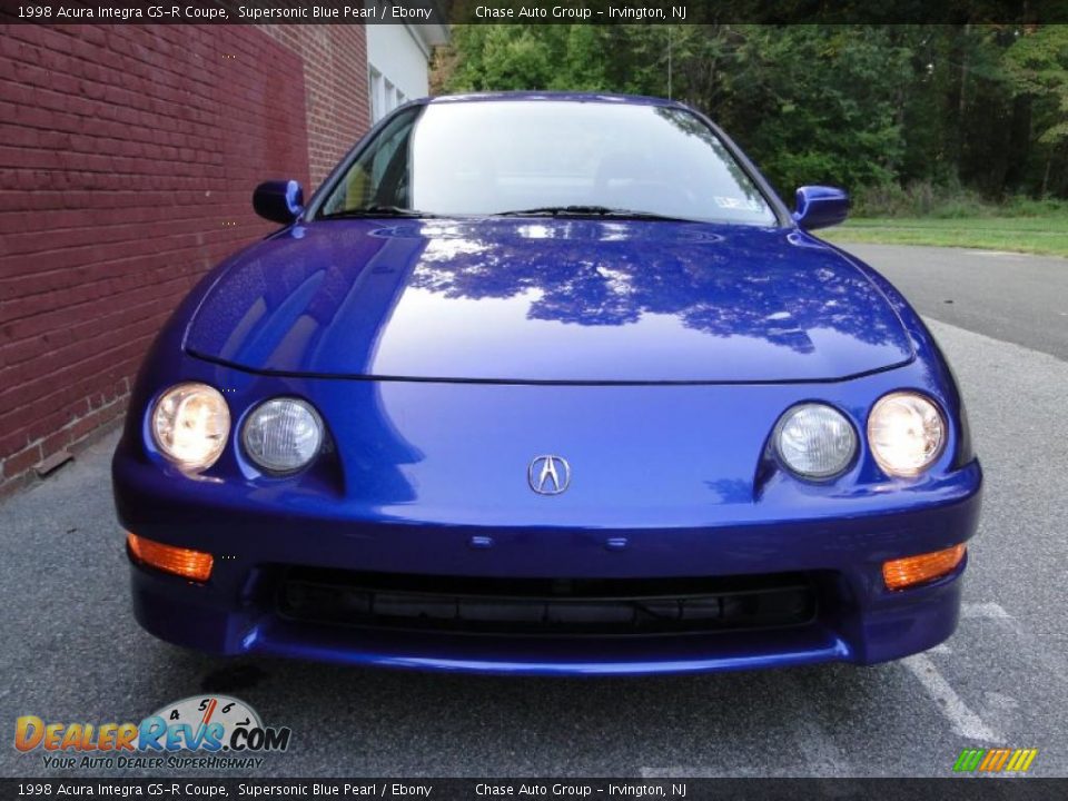 1998 Acura Integra GS-R Coupe Supersonic Blue Pearl / Ebony Photo #3