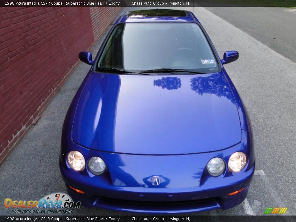 1998 Acura Integra GS-R Coupe Supersonic Blue Pearl / Ebony Photo #4