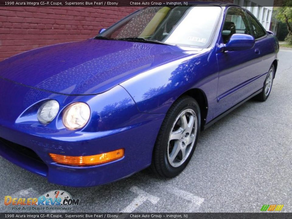 1998 Acura Integra GS-R Coupe Supersonic Blue Pearl / Ebony Photo #5