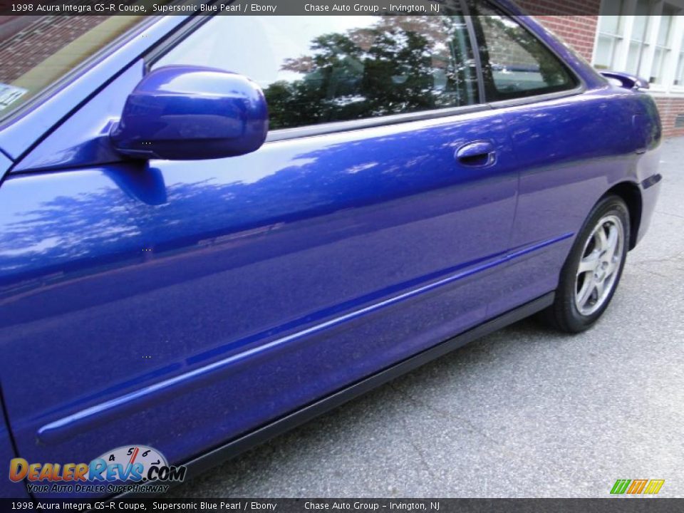 1998 Acura Integra GS-R Coupe Supersonic Blue Pearl / Ebony Photo #6