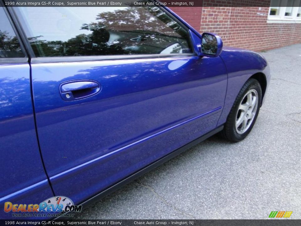 1998 Acura Integra GS-R Coupe Supersonic Blue Pearl / Ebony Photo #15