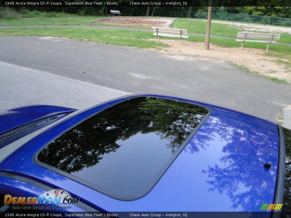 1998 Acura Integra GS-R Coupe Supersonic Blue Pearl / Ebony Photo #19