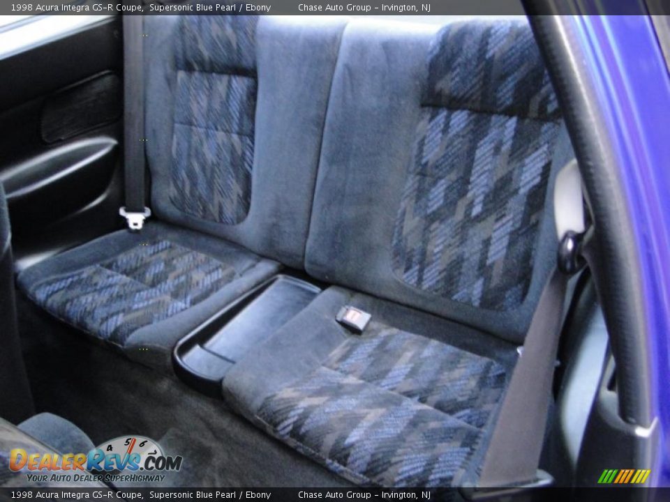 1998 Acura Integra GS-R Coupe Supersonic Blue Pearl / Ebony Photo #23