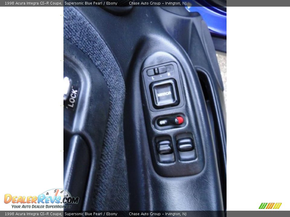 1998 Acura Integra GS-R Coupe Supersonic Blue Pearl / Ebony Photo #24