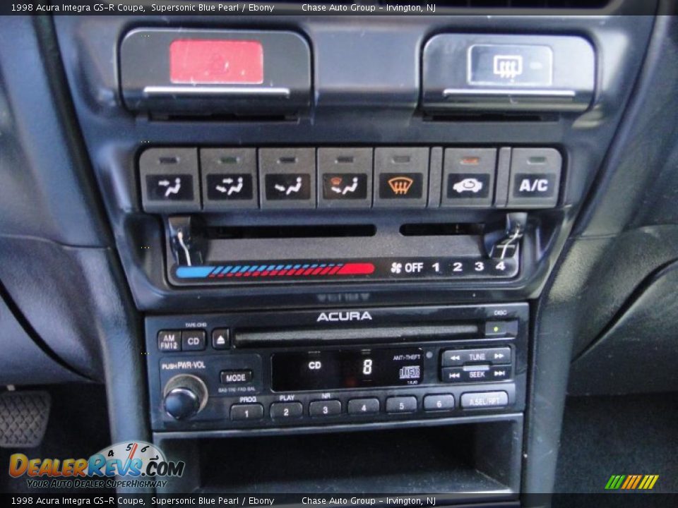 1998 Acura Integra GS-R Coupe Supersonic Blue Pearl / Ebony Photo #26