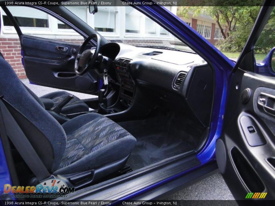 1998 Acura Integra GS-R Coupe Supersonic Blue Pearl / Ebony Photo #28