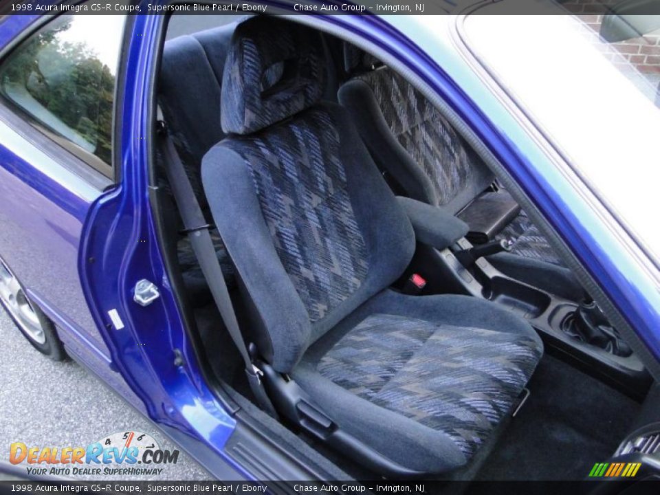 1998 Acura Integra GS-R Coupe Supersonic Blue Pearl / Ebony Photo #29