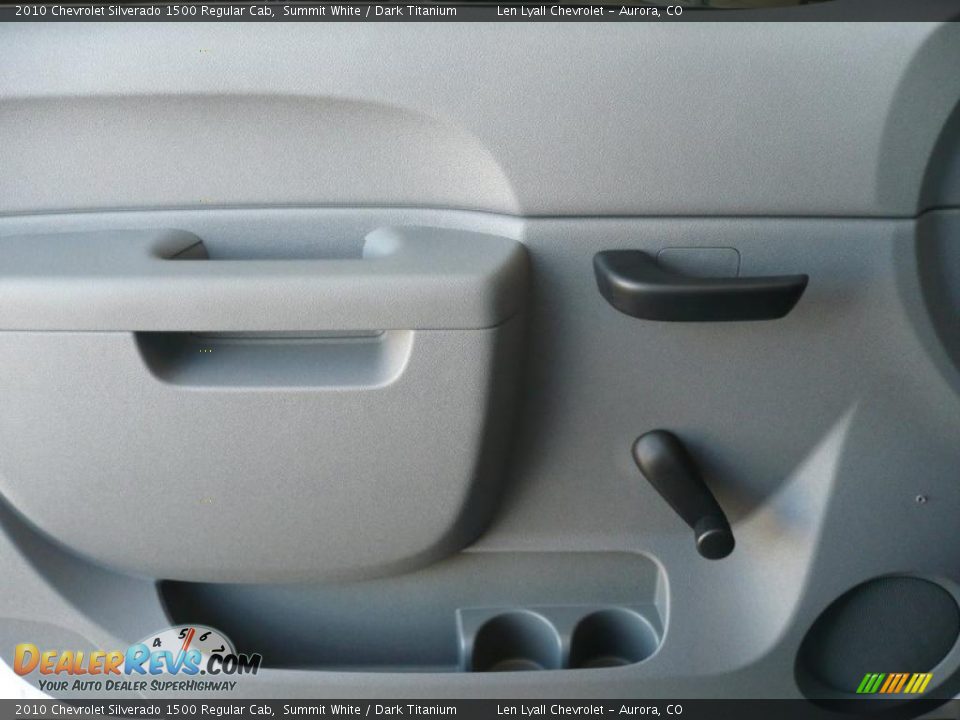 2010 Chevrolet Silverado 1500 Regular Cab Summit White / Dark Titanium Photo #7