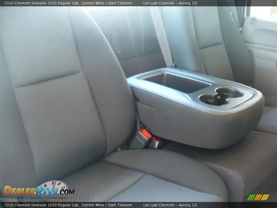 2010 Chevrolet Silverado 1500 Regular Cab Summit White / Dark Titanium Photo #11