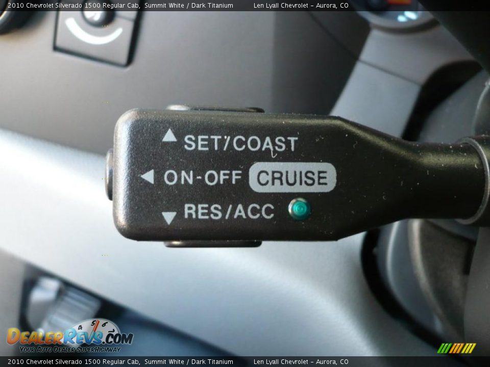 2010 Chevrolet Silverado 1500 Regular Cab Summit White / Dark Titanium Photo #15