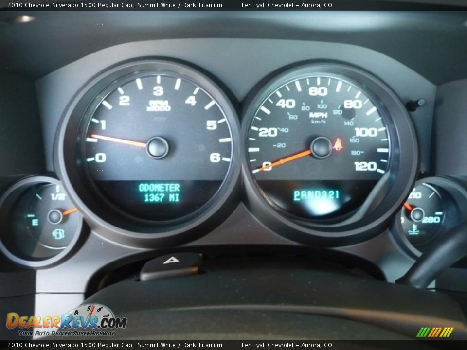 2010 Chevrolet Silverado 1500 Regular Cab Summit White / Dark Titanium Photo #20