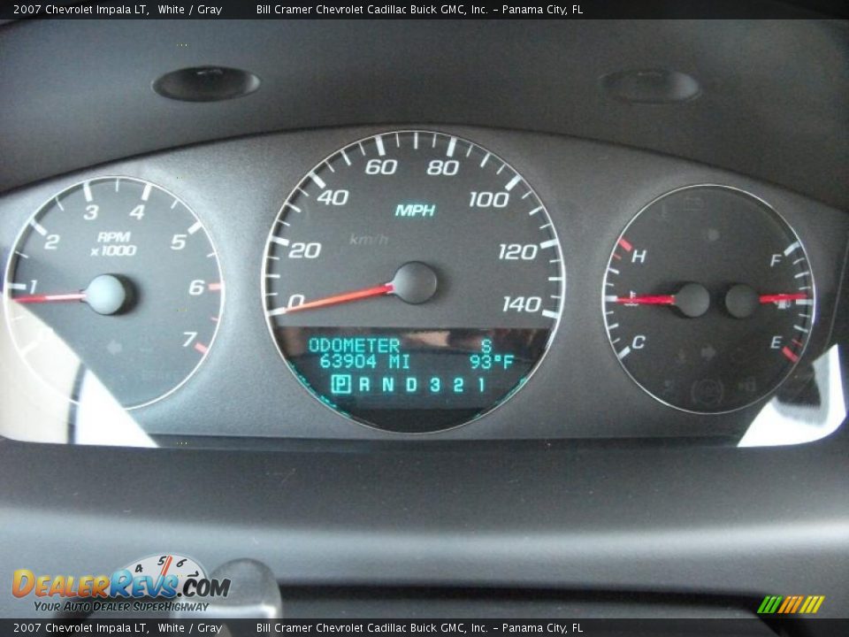 2007 Chevrolet Impala LT White / Gray Photo #5
