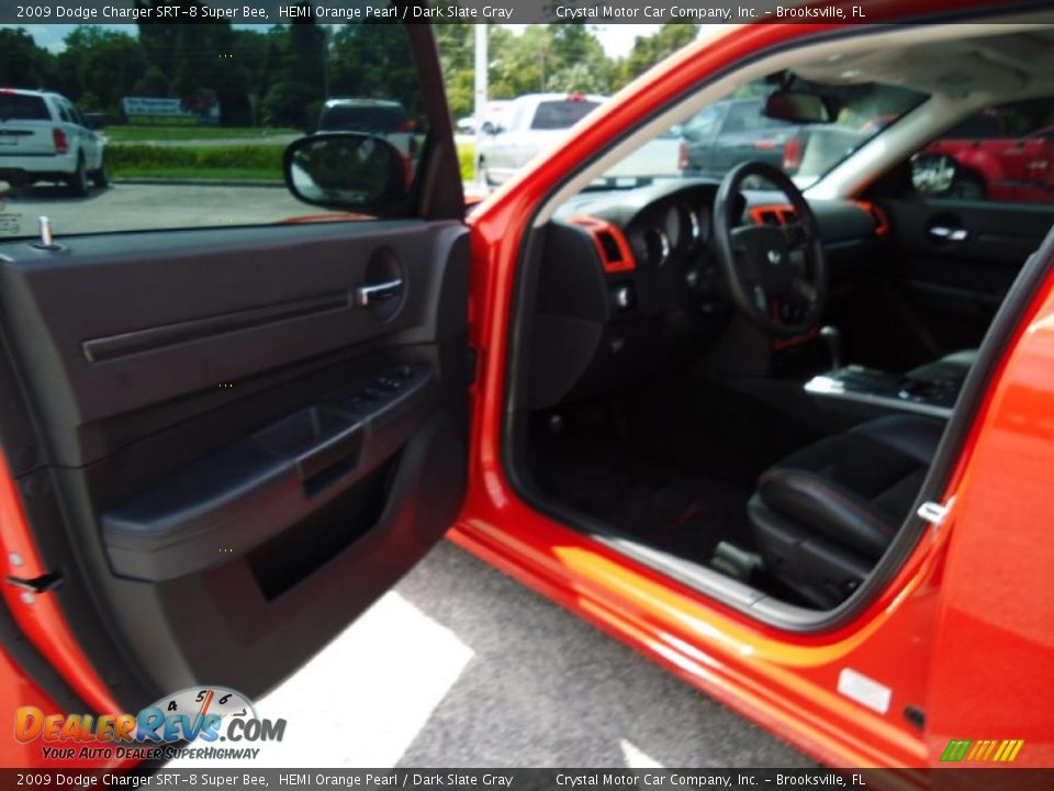 2009 Dodge Charger SRT-8 Super Bee HEMI Orange Pearl / Dark Slate Gray Photo #4