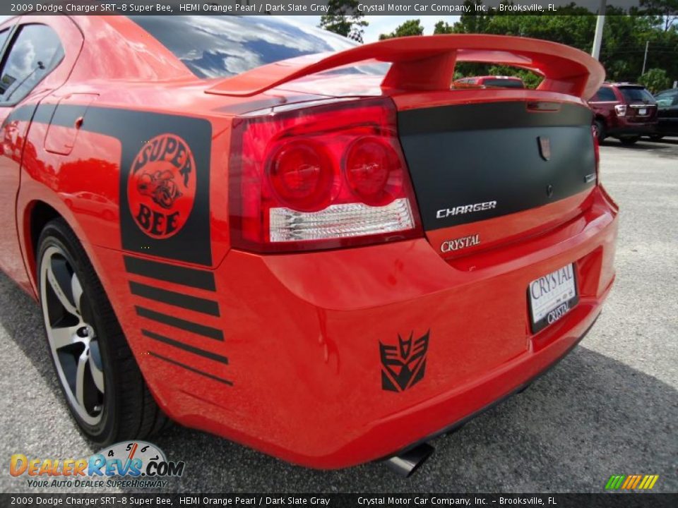 2009 Dodge Charger SRT-8 Super Bee HEMI Orange Pearl / Dark Slate Gray Photo #10