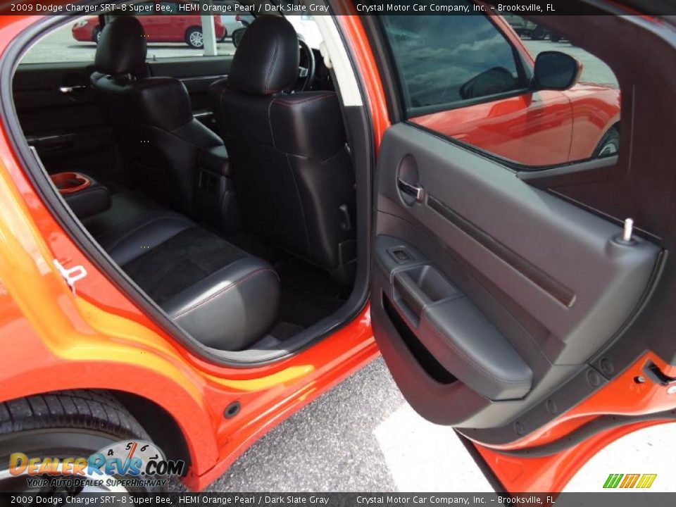 2009 Dodge Charger SRT-8 Super Bee HEMI Orange Pearl / Dark Slate Gray Photo #18