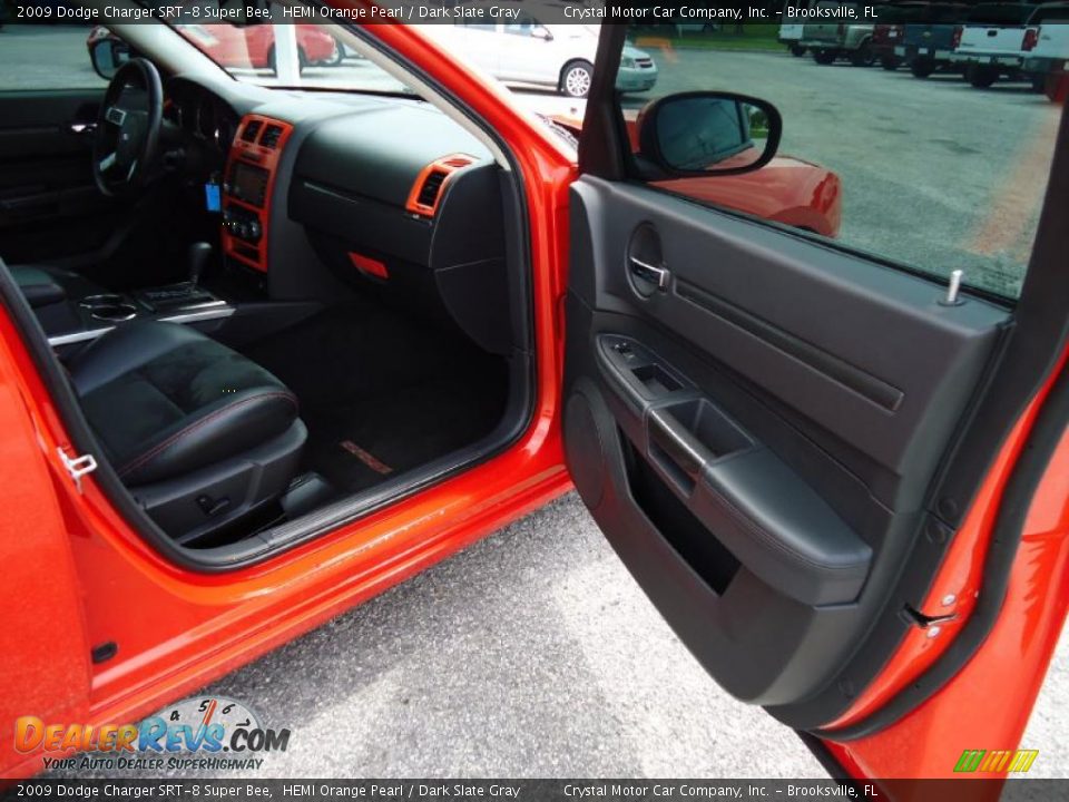 2009 Dodge Charger SRT-8 Super Bee HEMI Orange Pearl / Dark Slate Gray Photo #21