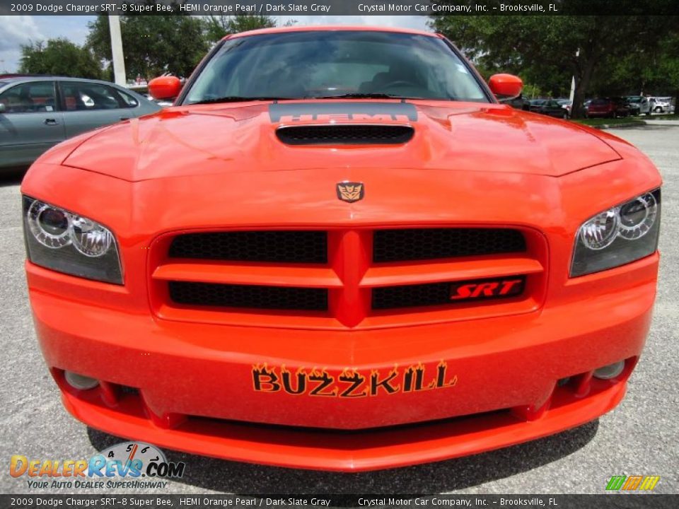 2009 Dodge Charger SRT-8 Super Bee HEMI Orange Pearl / Dark Slate Gray Photo #28