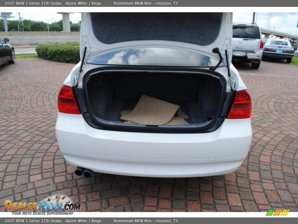 2007 BMW 3 Series 328i Sedan Alpine White / Beige Photo #11