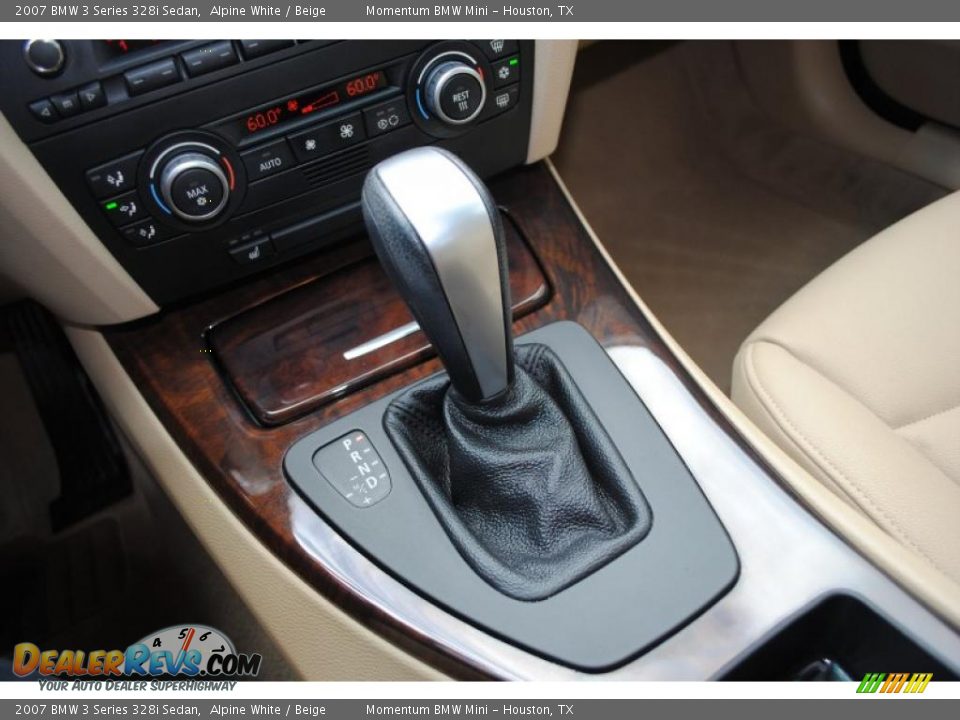 2007 BMW 3 Series 328i Sedan Alpine White / Beige Photo #15
