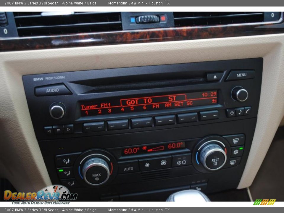 2007 BMW 3 Series 328i Sedan Alpine White / Beige Photo #16