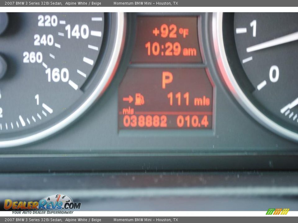 2007 BMW 3 Series 328i Sedan Alpine White / Beige Photo #17