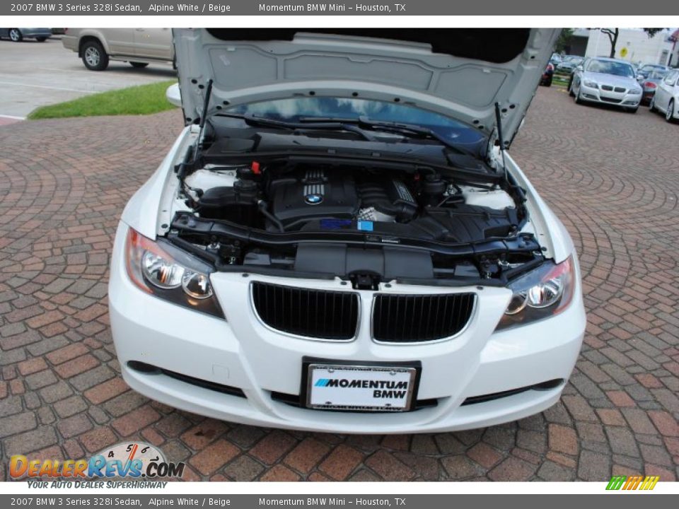 2007 BMW 3 Series 328i Sedan Alpine White / Beige Photo #19