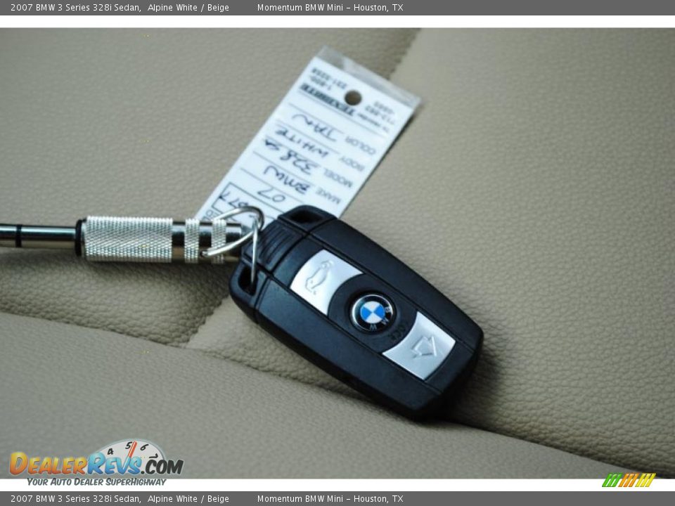 2007 BMW 3 Series 328i Sedan Alpine White / Beige Photo #20