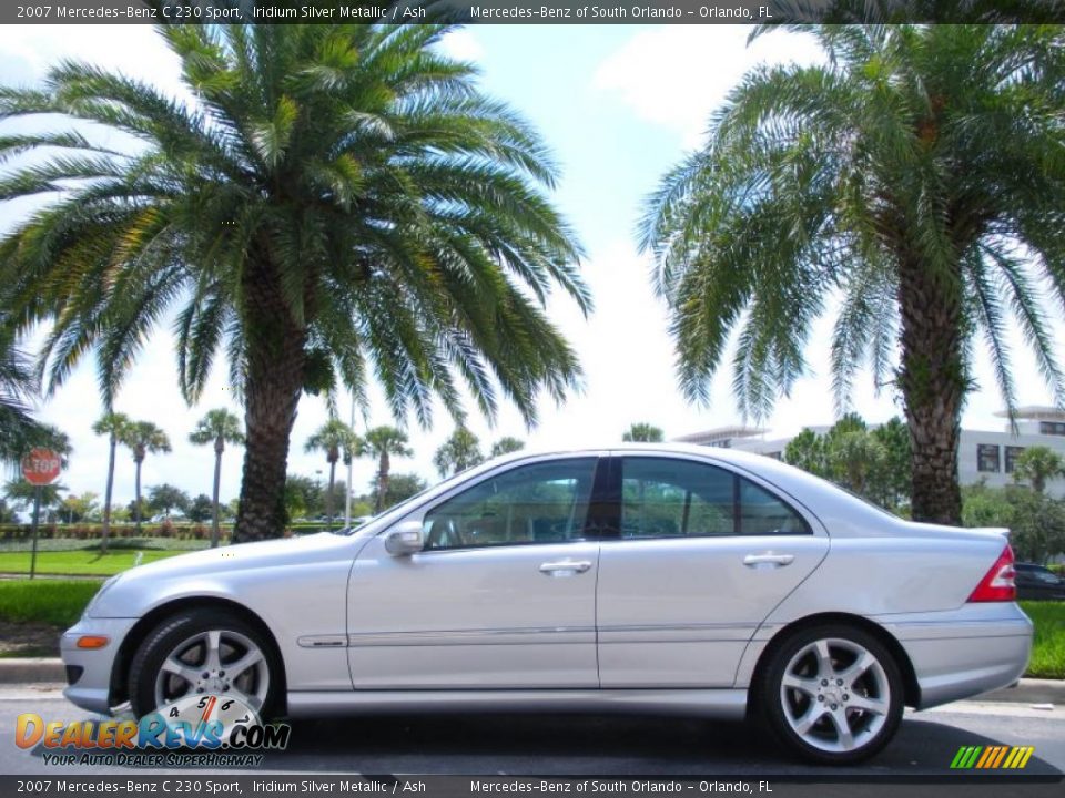 2007 Mercedes-Benz C 230 Sport Iridium Silver Metallic / Ash Photo #1