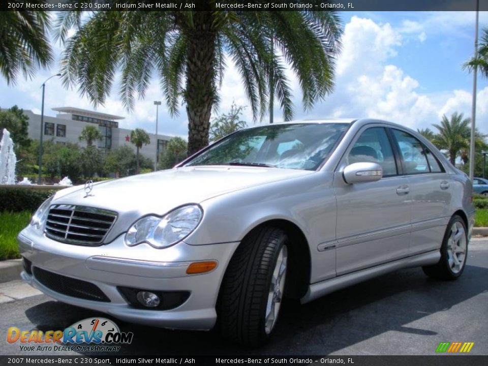 2007 Mercedes-Benz C 230 Sport Iridium Silver Metallic / Ash Photo #2