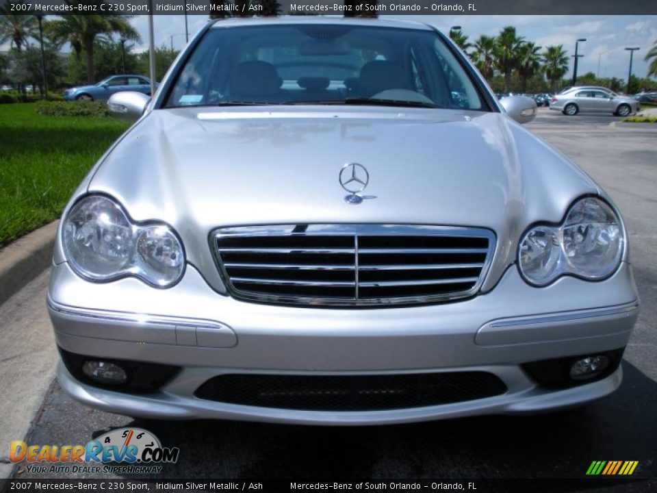 2007 Mercedes-Benz C 230 Sport Iridium Silver Metallic / Ash Photo #3