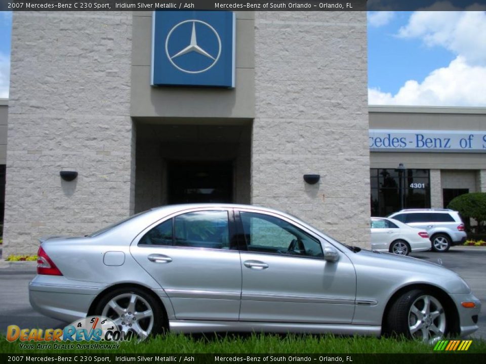 2007 Mercedes-Benz C 230 Sport Iridium Silver Metallic / Ash Photo #5